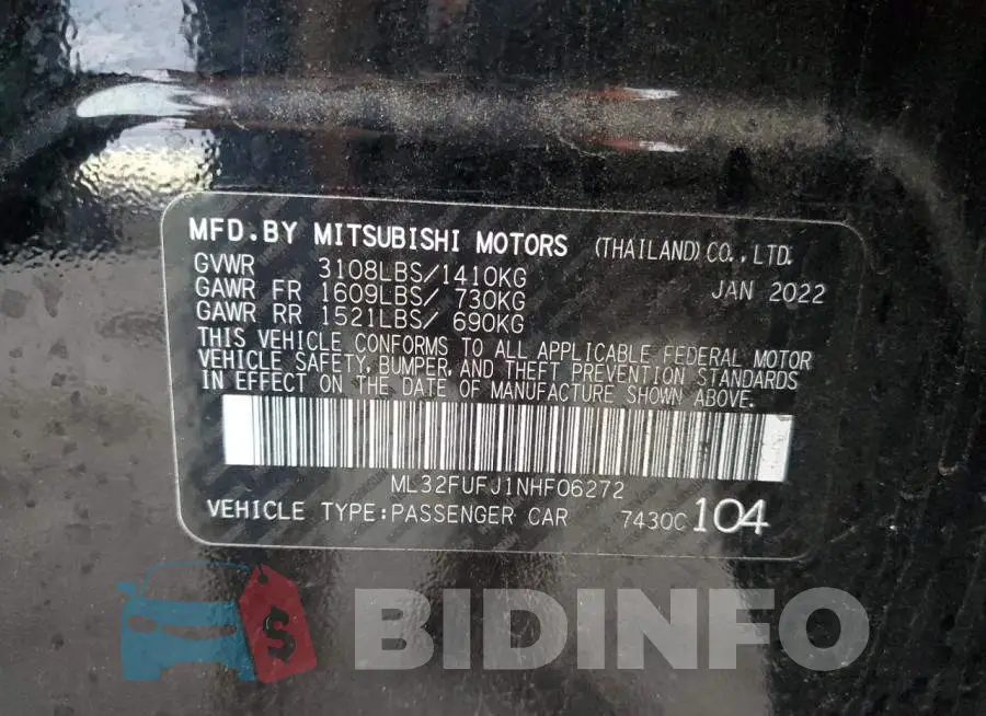 ML32FUFJ1NHF06272 Photo# 12