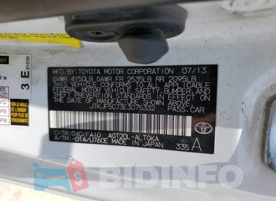 JTKJF5C73E3075332 Photo# 12