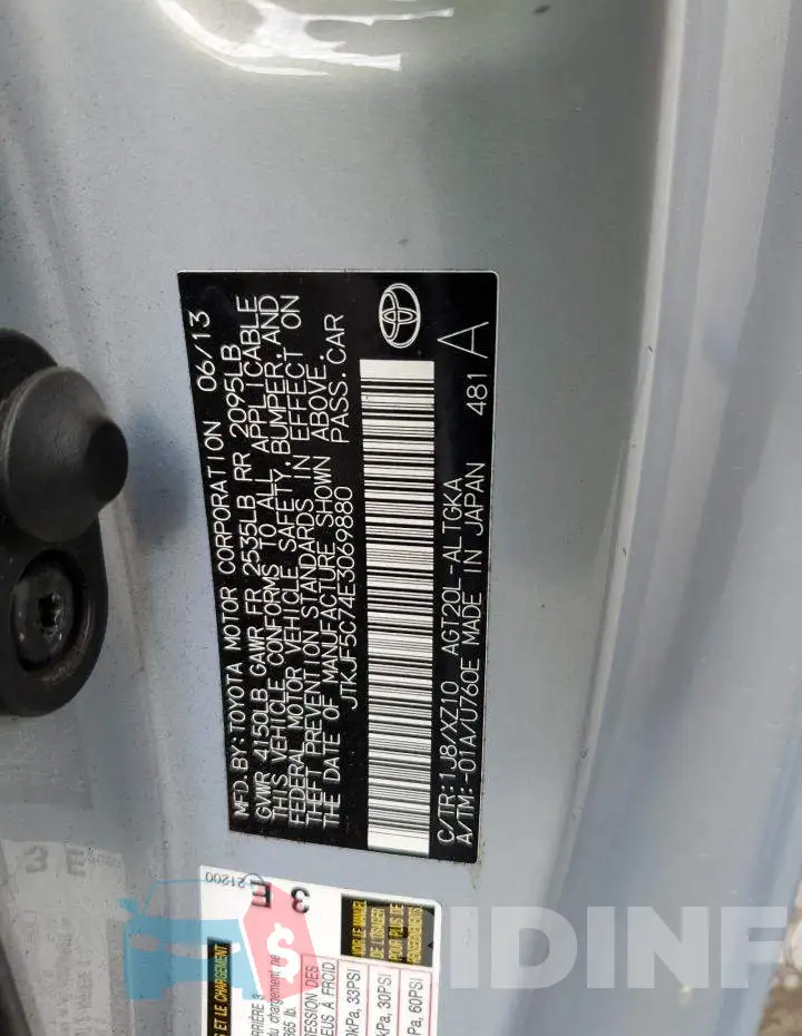 JTKJF5C74E3069880 Photo# 13