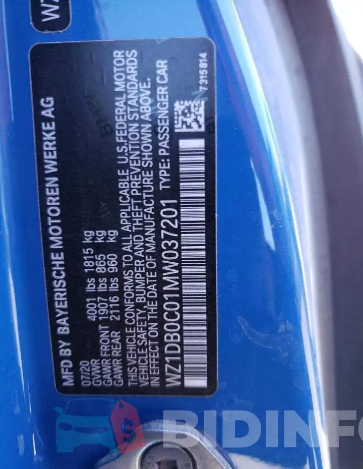 WZ1DB0C01MW037201 Photo# 13