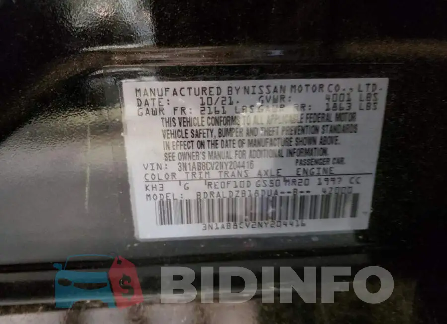 3N1AB8CV2NY204416 Photo# 12