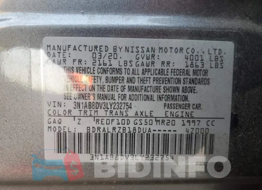 3N1AB8DV3LY232754 Photo# 12