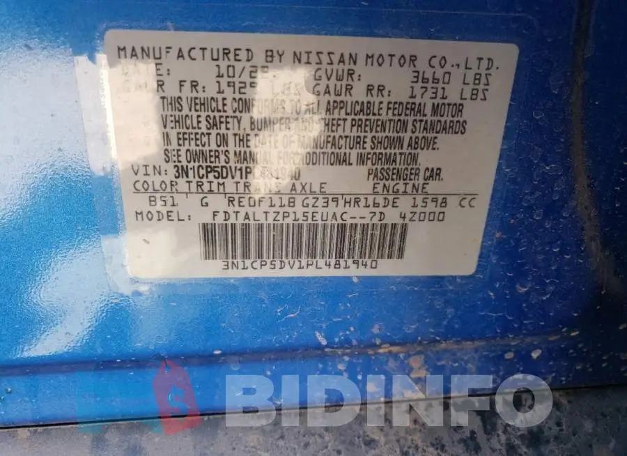 3N1CP5DV1PL481940 Photo# 13