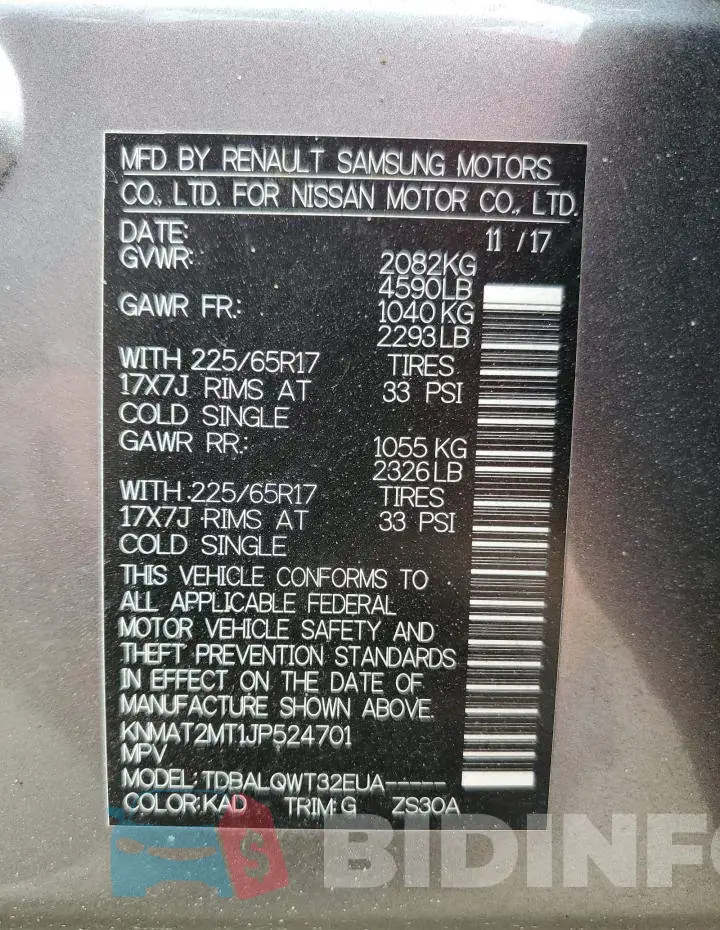 KNMAT2MT1JP524701 Photo# 14