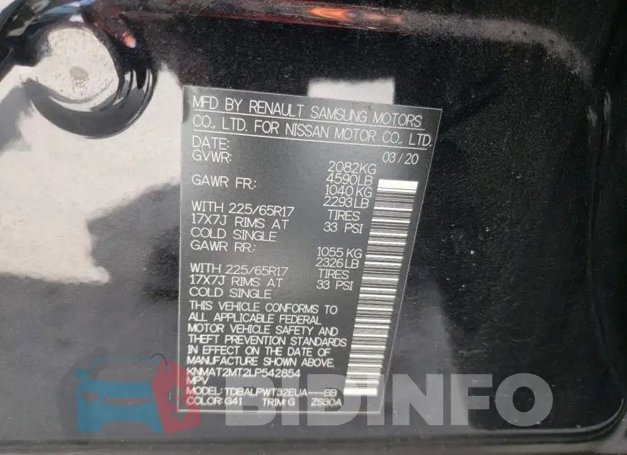KNMAT2MT2LP542854 Photo# 13