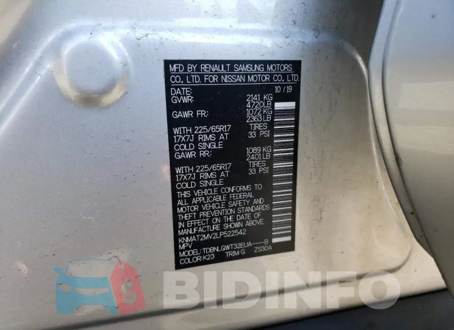 KNMAT2MV2LP522542 Photo# 13