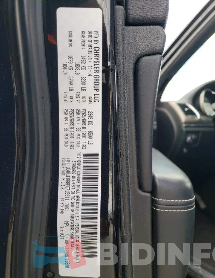 1C4RJFBG8FC715911 Photo# 14