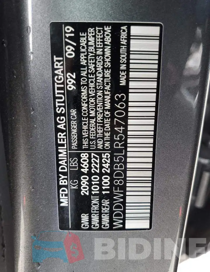 WDDWF8DB5LR547063 Photo# 12