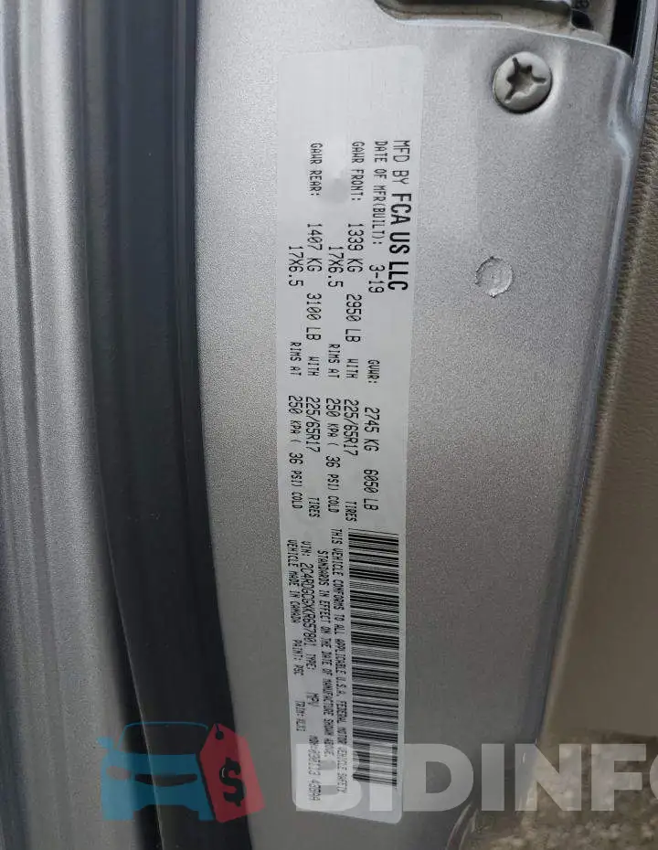 2C4RDGCGXKR657801 Photo# 13