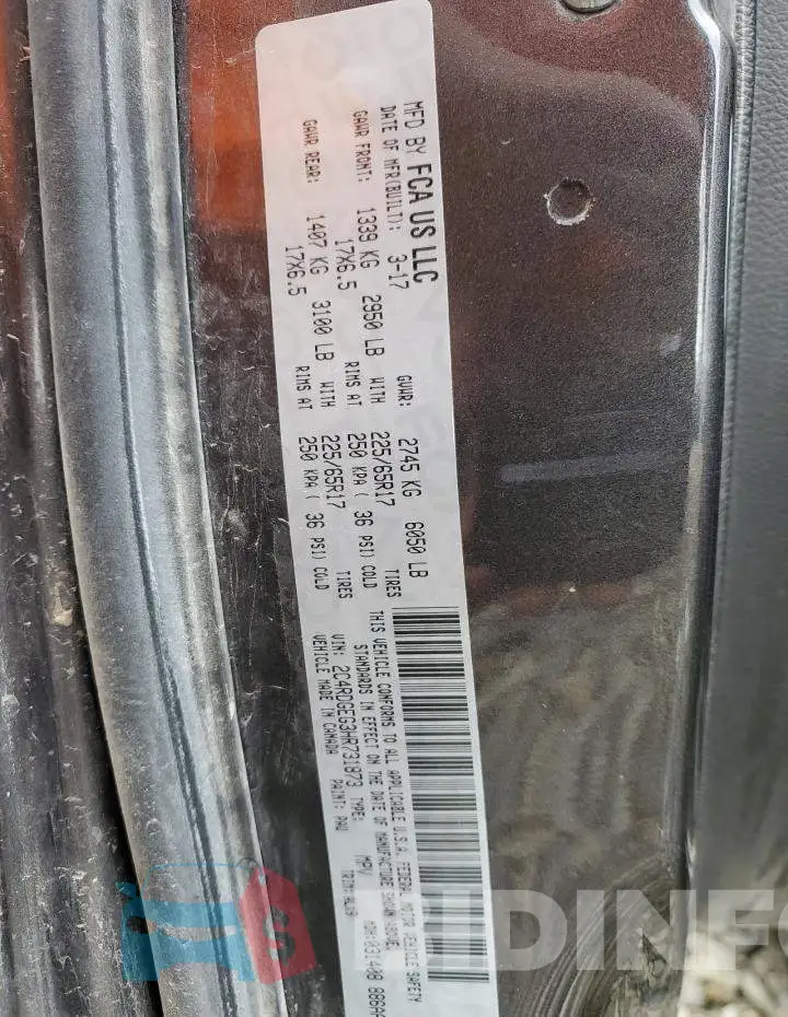 2C4RDGEG3HR731873 Photo# 13