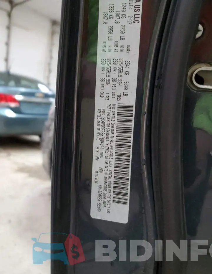 3C4PDDEG8HT604071 Photo# 13