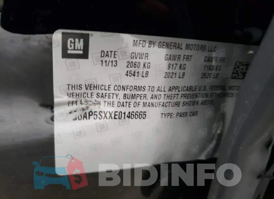 1G6AP5SXXE0146665 Photo# 12