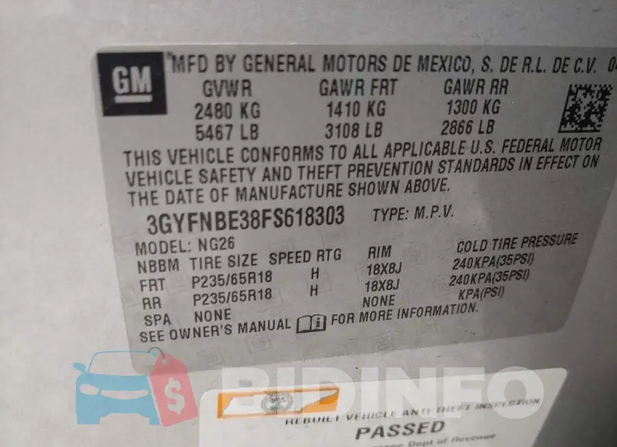3GYFNBE38FS618303 Photo# 10