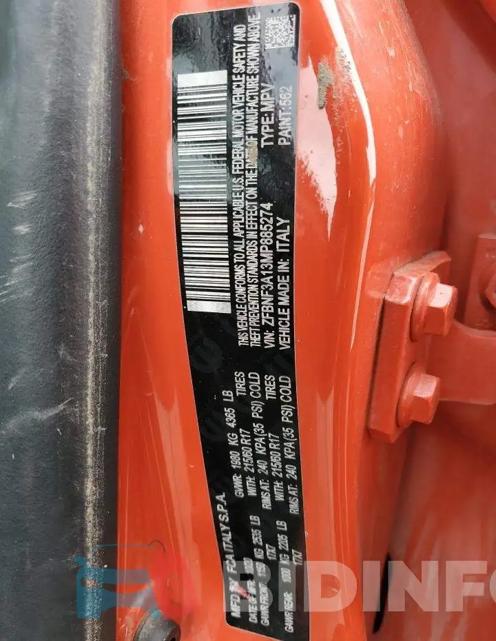 ZFBNF3A13MP885274 Photo# 12