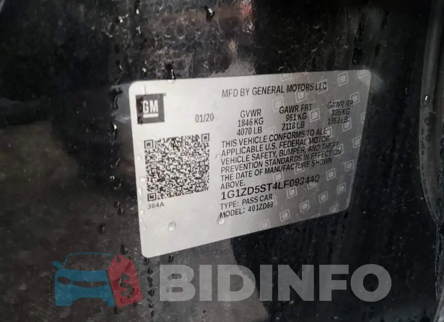1G1ZD5ST4LF093440 Photo# 12