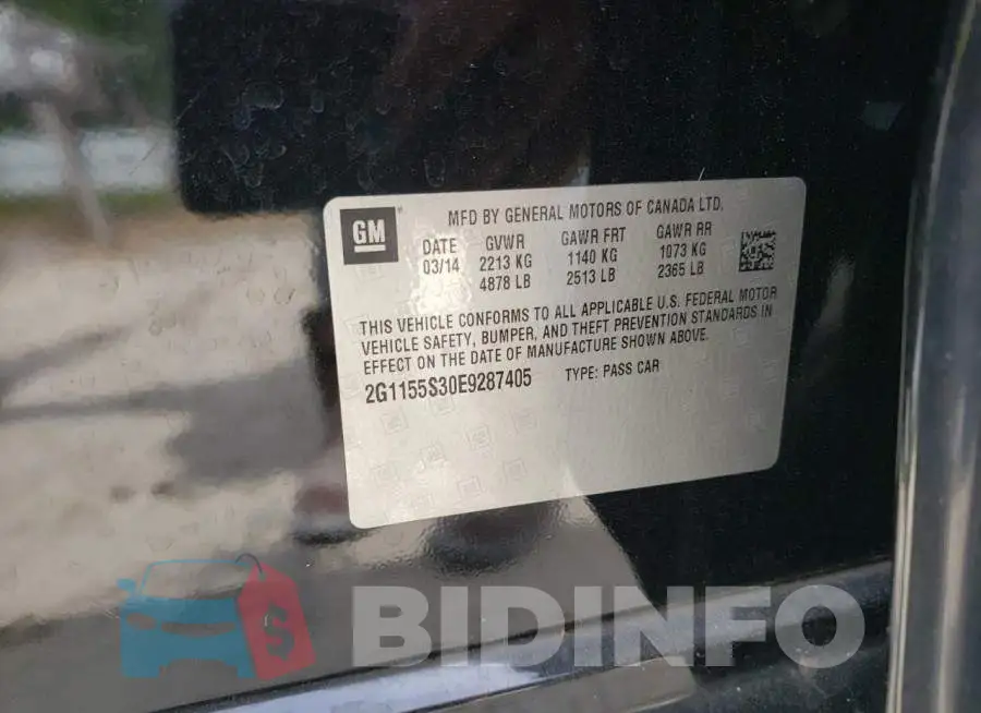 2G1155S30E9287405 Photo# 12