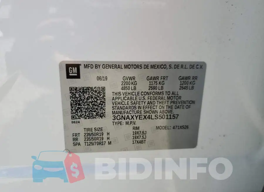 3GNAXYEX4LS501157 Photo# 12