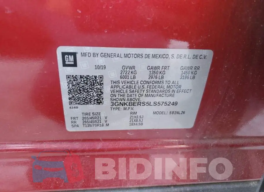 3GNKBERS5LS575249 Photo# 13