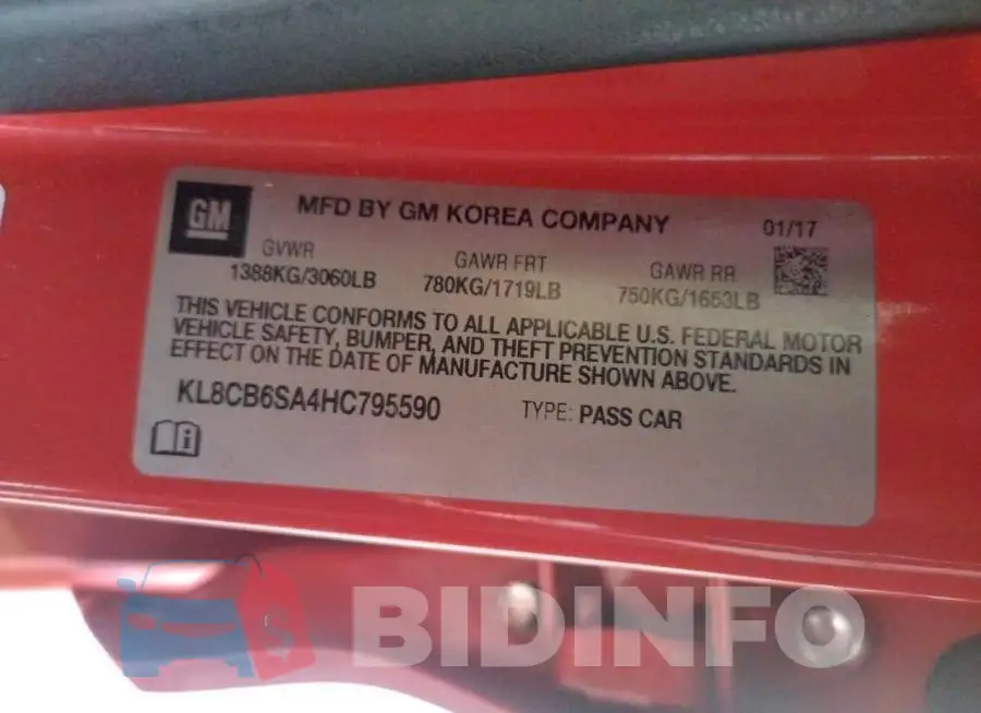 KL8CB6SA4HC795590 Photo# 12