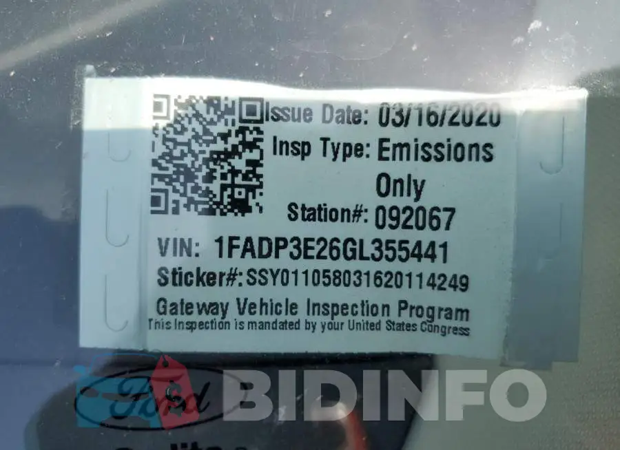 1FADP3E26GL355441 Photo# 12
