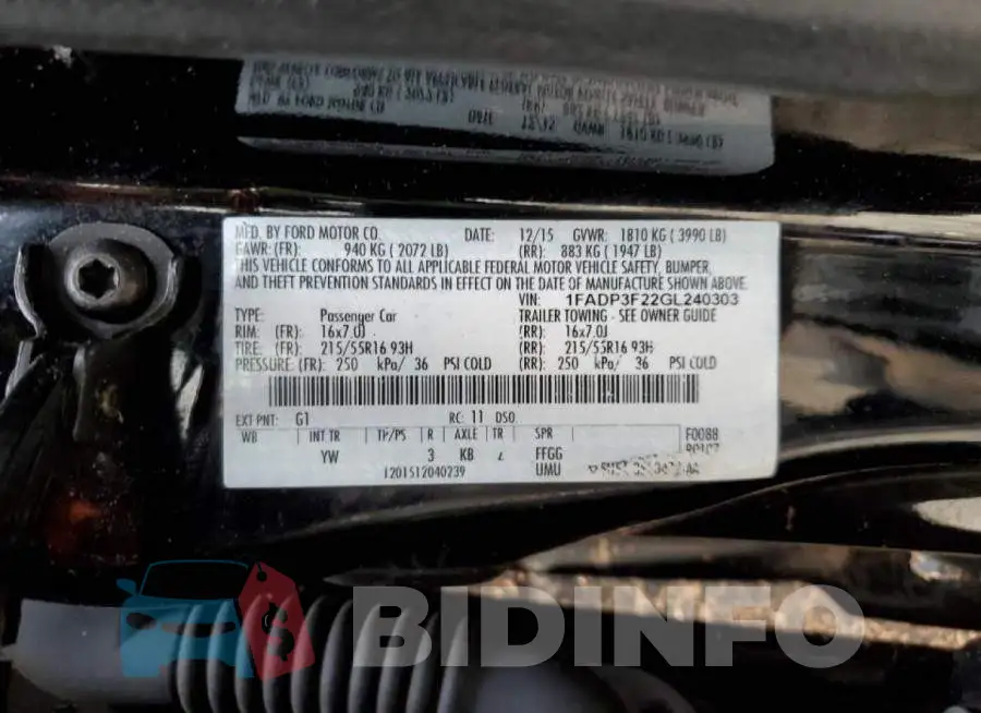 1FADP3F22GL240303 Photo# 12