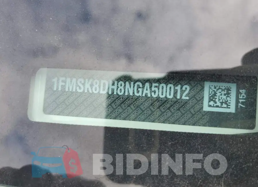 1FMSK8DH8NGA50012 Photo# 12