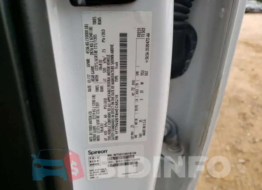 1FT7W2BT8HEC65215 Photo# 12