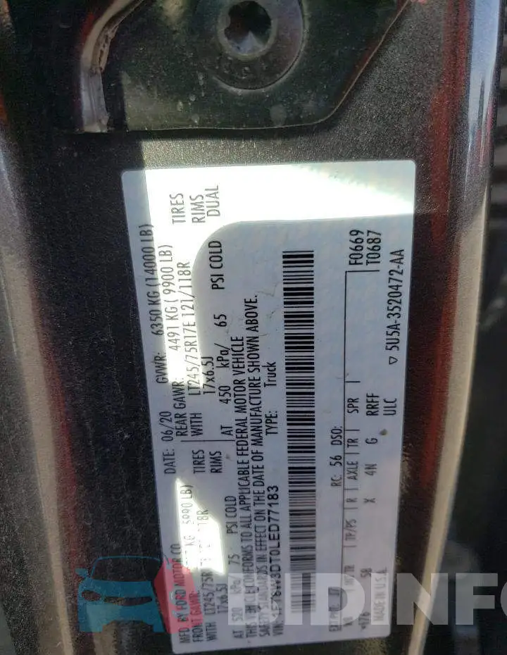 1FT8W3DT0LED77183 Photo# 12