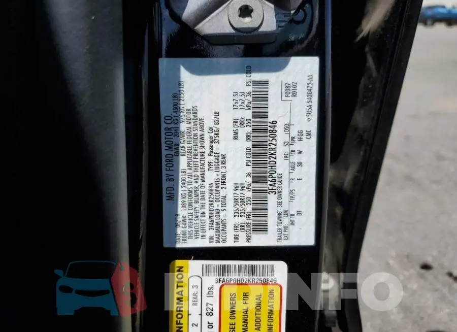 3FA6P0HD2KR250846 Photo# 13