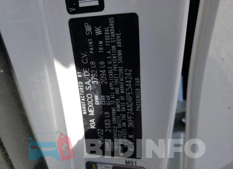 3KPF24AD4PE544242 Photo# 13