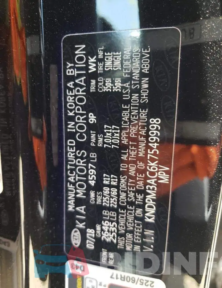 KNDPM3AC6K7549998 Photo# 13
