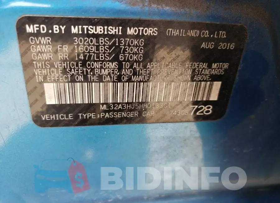 ML32A3HJ5HH013301 Photo# 13