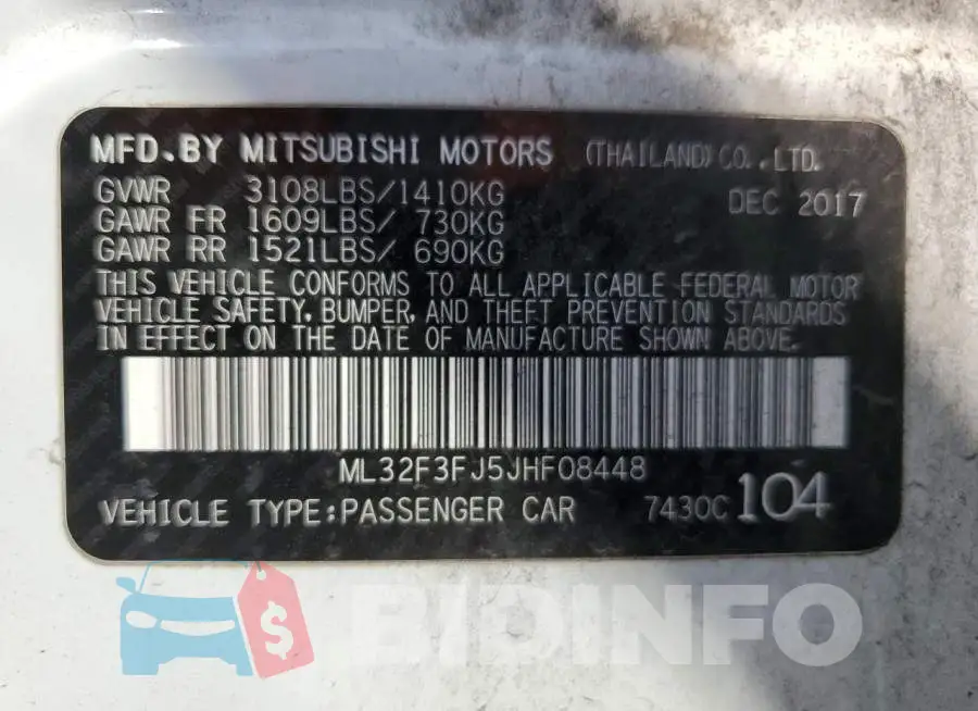 ML32F3FJ5JHF08448 Photo# 12