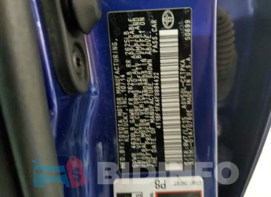 4T1BF1FK4FU884432 Photo# 12