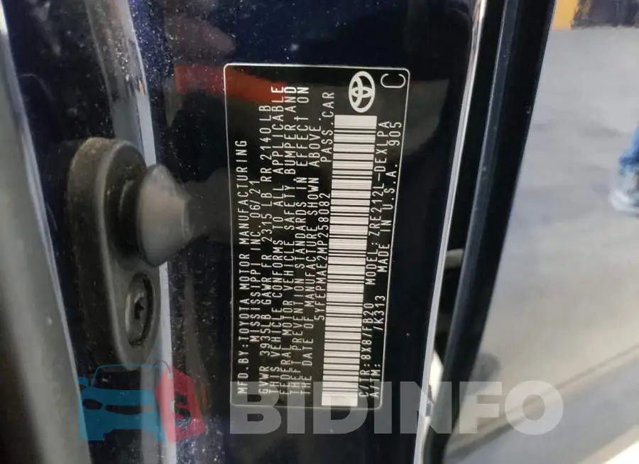 5YFEPMAE2MP258082 Photo# 12