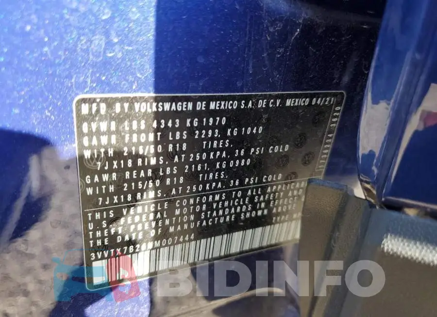3VVTX7B26NM007444 Photo# 12