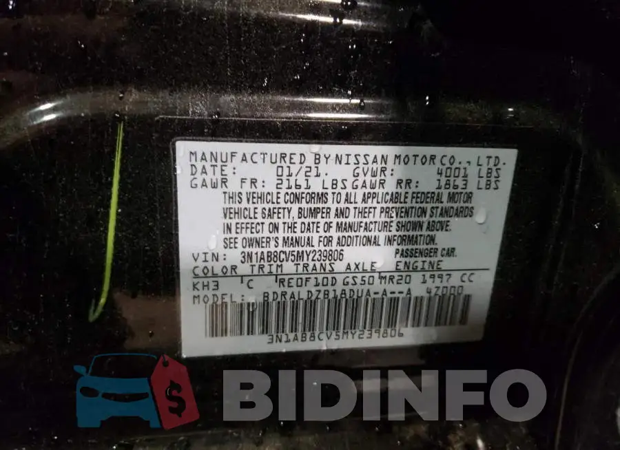 3N1AB8CV5MY239806 Photo# 13