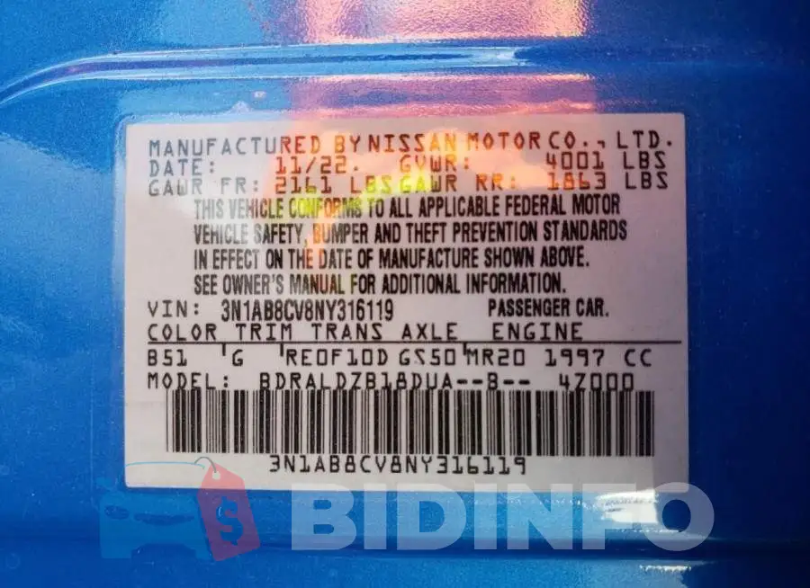 3N1AB8CV8NY316119 Photo# 12