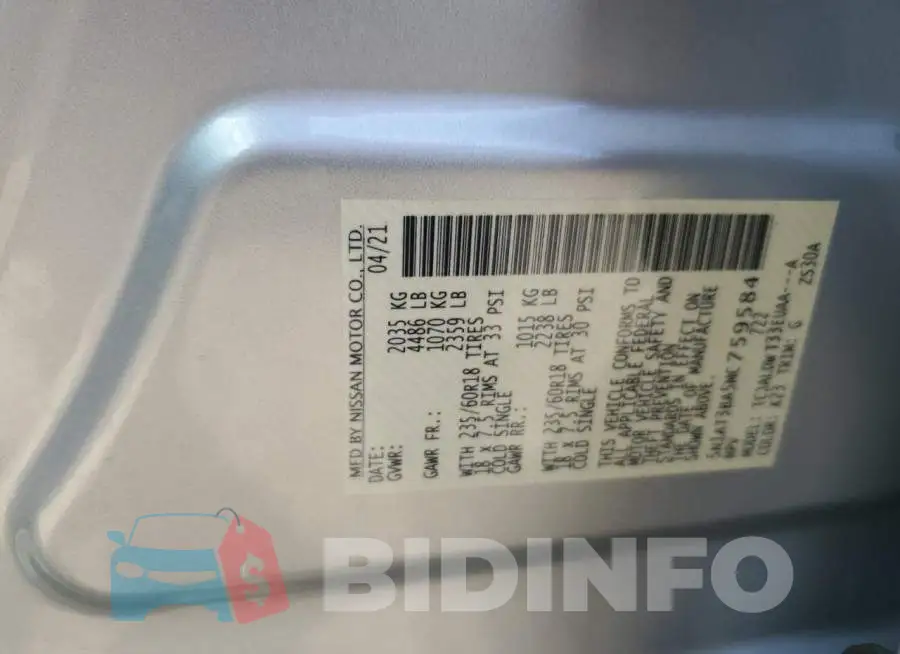 5N1AT3BA5MC759584 Photo# 12