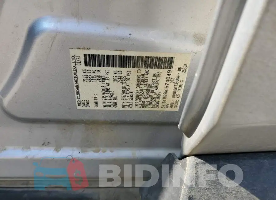 5N1BT3BB9NC674049 Photo# 13