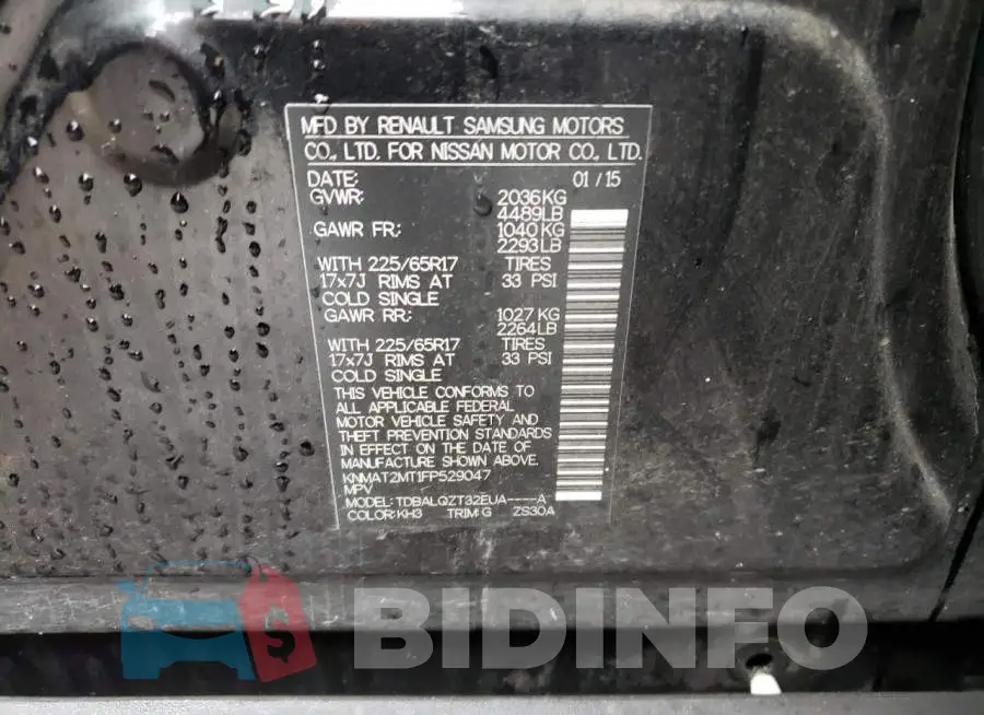 KNMAT2MT1FP529047 Photo# 13