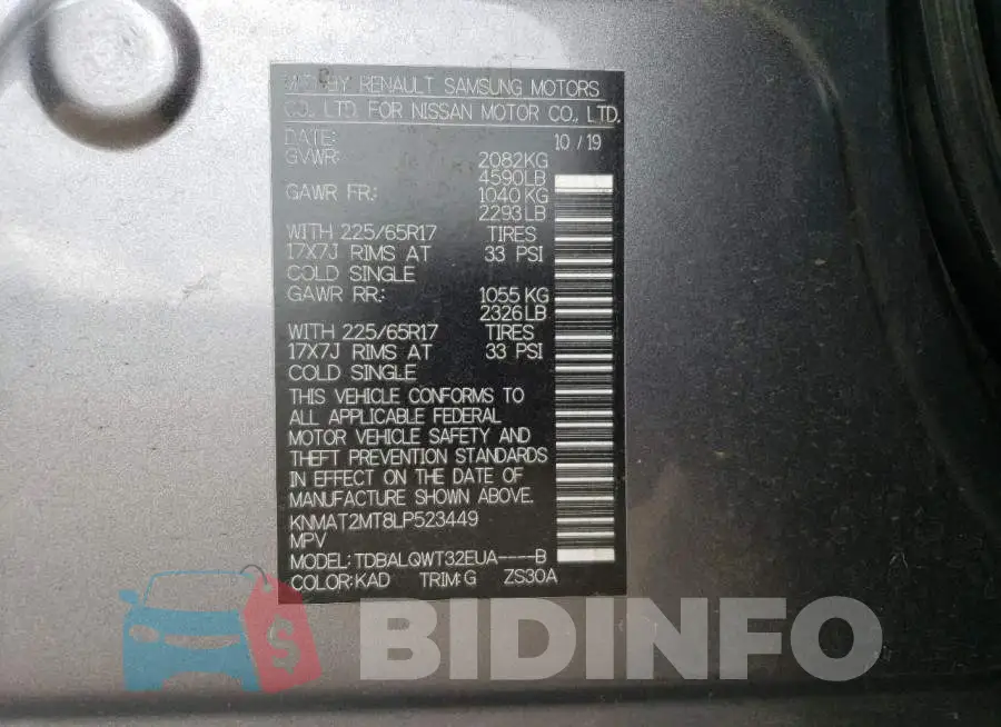 KNMAT2MT8LP523449 Photo# 13