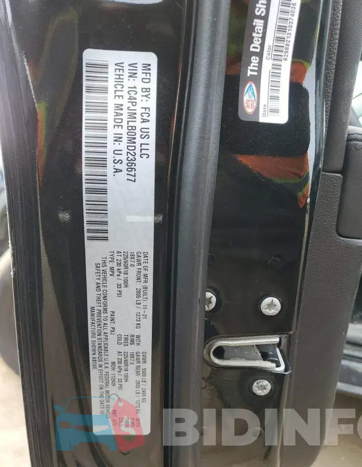 1C4PJMLB0MD236677 Photo# 14