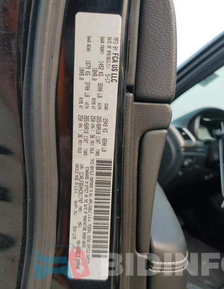 1C4RJFBG0HC911747 Photo# 13