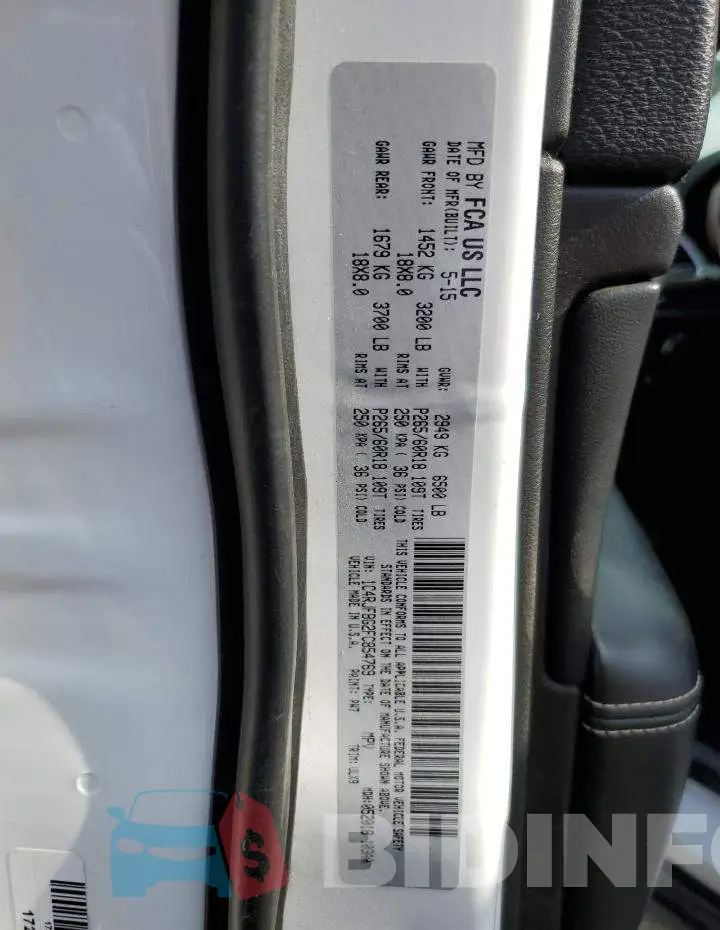 1C4RJFBG2FC854769 Photo# 13