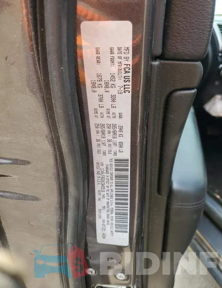 1C4RJFBG2KC845516 Photo# 12