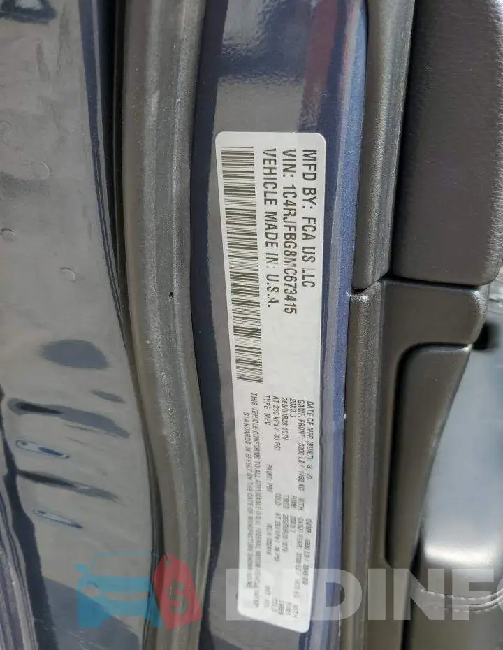 1C4RJFBG8MC673415 Photo# 14