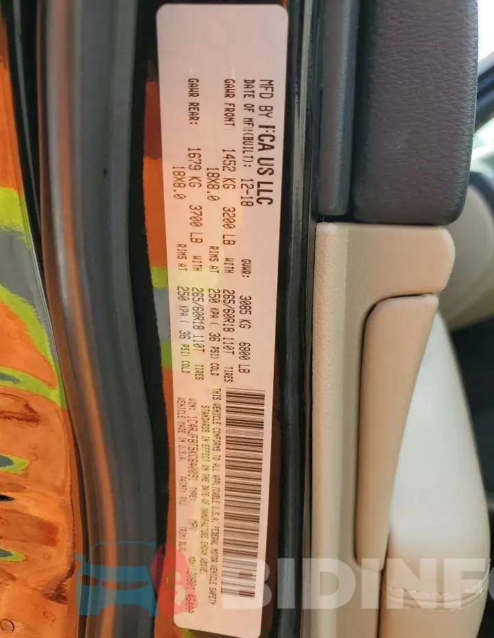1C4RJFBT5KC640091 Photo# 10
