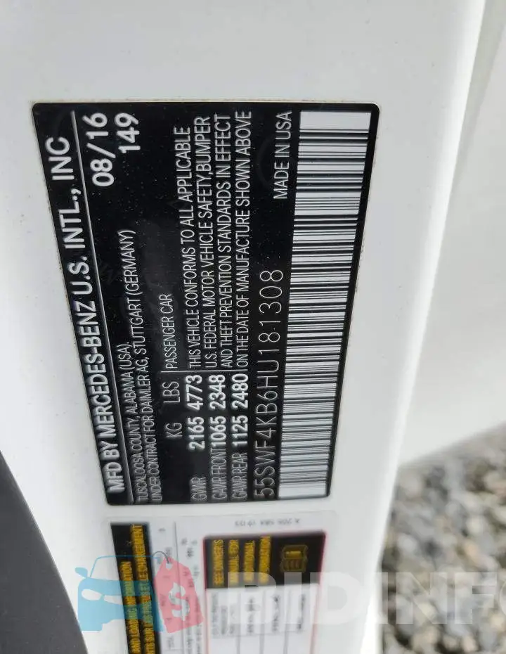 55SWF4KB6HU181308 Photo# 12
