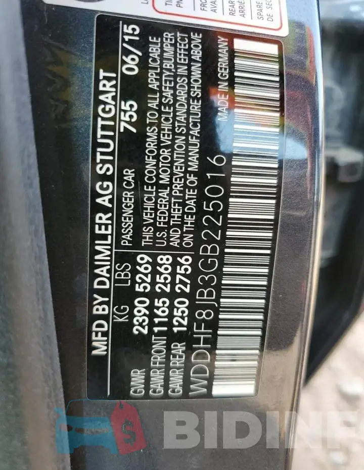 WDDHF8JB3GB225016 Photo# 12